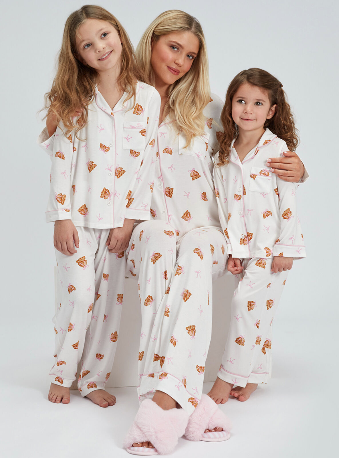 Kids' croissant modal pyjama set | Boux Avenue USA
